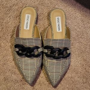 Steve Madden Plaid Mule